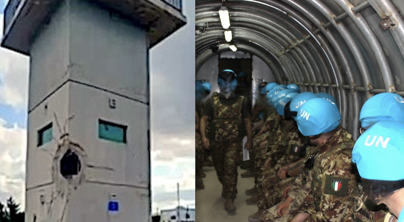 Exclusive from Lebanon! “ISRAEL HIT EVEN UNIFIL WATER TANKS“. Cry of Terror by UN Peacekeeper from Besieged Bunker