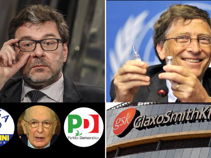NWO CONTRO L’ITALIA – 3: LEGA SI SVENDE A BIG PHARMA. Vaccini di Gates nel mirino del ministro Giorgetti: fu tra i “Saggi” di Napolitano