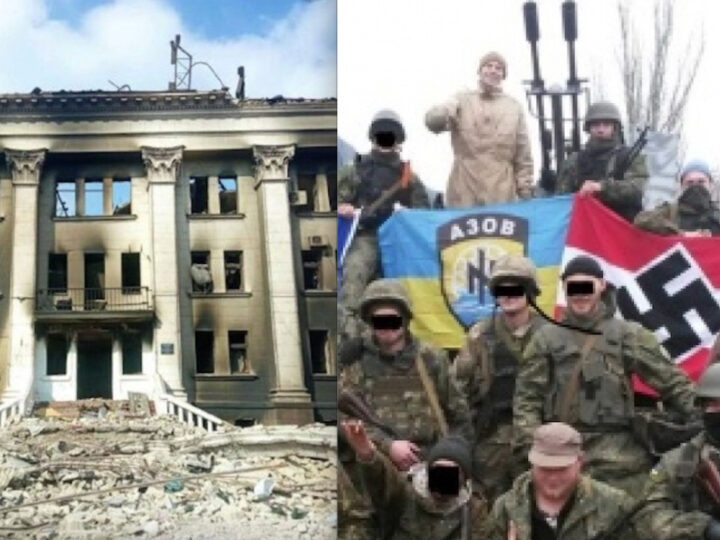 STRAGE TEATRO DI MARIUPOL, ORRENDO SOSPETTO! “Civili Filorussi Sequestrati e Fatti Esplodere dai Nazisti Ucraini”