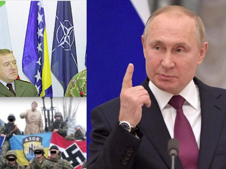 CRIMINI DI GUERRA & INGANNI. Corte Penale contro Putin! Impuniti Alleati NATO: Nazisti Ucraini e Macellaio Bosniaco Generale di Jihadisti