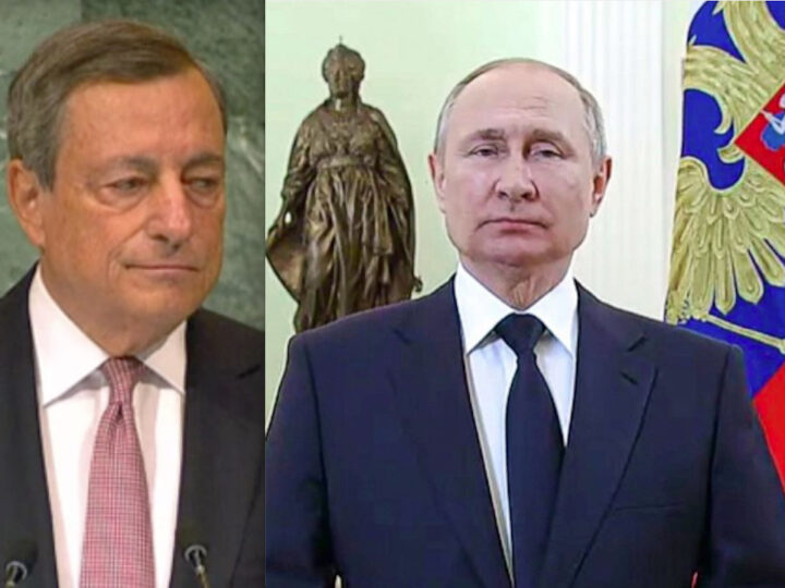 ALL’ONU IL PREMIER “TROMBATO” DRAGHI DIFENDE IL NAZISTA ZELENSKI. Putin si Prepara alla Terza Guerra Mondiale