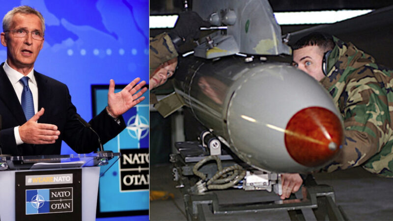 VERSO UNA GUERRA ATOMICA! Stoltenberg: “La NATO punta a mettere in Allerta le Armi Nucleari”. Anche ad Aviano