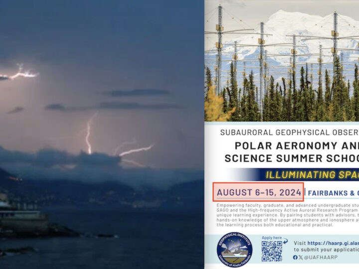 DOSSIER HAARP – 4. ALLARME FULMINI CON TEMPESTA GEOMAGNETICA CREATA DALL’ALASKA. Anomali Nubifragi in coincidenza a Esperimenti USA