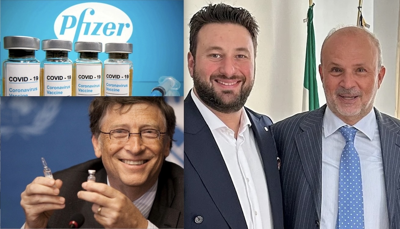 AFFARI PFIZER & GATES PURE SULLE VISITE SANITARIE. Big Pharma in Progetto Pilota CUP di Intelligenza Artificiale per Curarsi