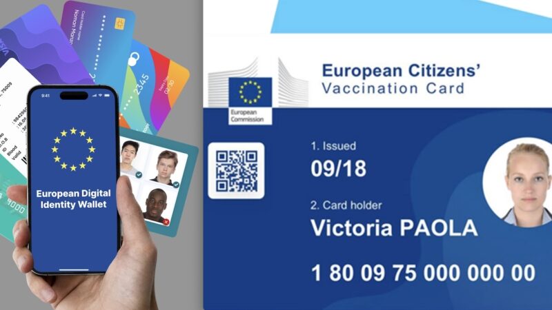 PORTAFOGLIO DIGITALE PER CELARE IL PASSAPORTO VACCINALE. Con ID Wallet Test Pilota Italiano di Controllo Sociale EUDI