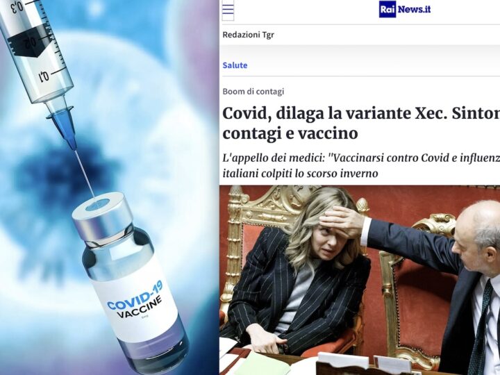 PENSIONATI & FRAGILI DA ELIMINARE CON ICTUS O TURBO-CANCRO DA VACCINI COVID. Terrorismo RAI su Variante XEC per promuovere Sieri mRNA Pericolosi