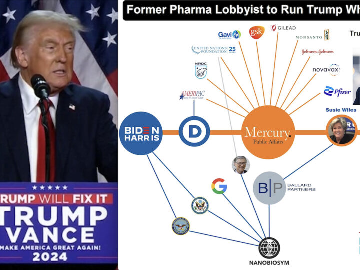 LOBBISTA DI BIG PHARMA E ARMI COME CAPO DELLA CASA BIANCA. Primo Passo di Trump nell’Inferno del Nuovo Ordine Mondiale