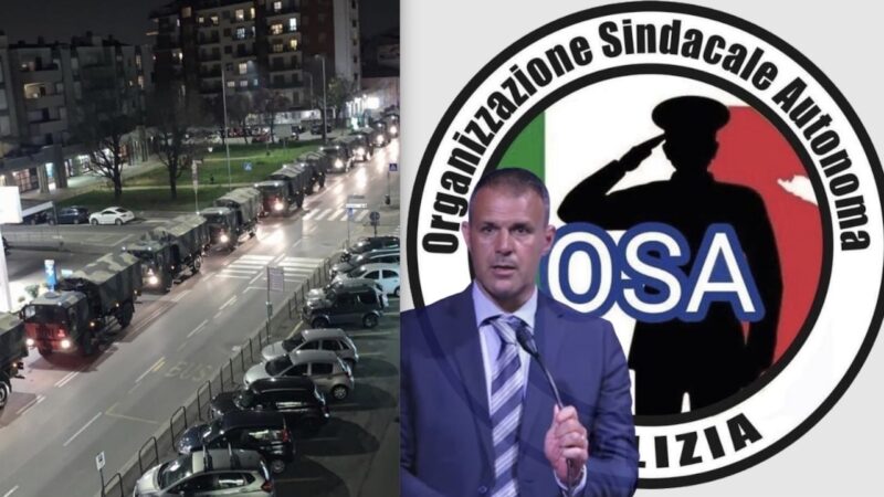 MISTERI SULLE BARE DI BERGAMO. Il Comune Querela il Poliziotto Sindacalista che ha denunciato l’Incubo dei Camion Militari alla Commissione Covid