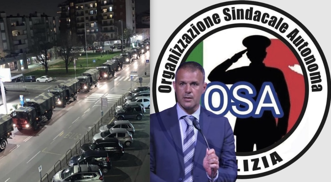 MISTERI SULLE BARE DI BERGAMO. Il Comune Querela il Poliziotto Sindacalista che ha denunciato l’Incubo dei Camion Militari alla Commissione Covid