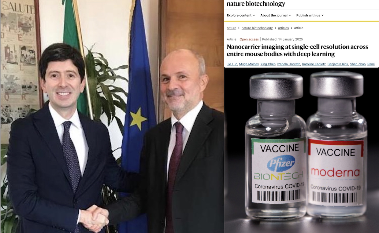 “NANOPARTICELLE DEI VACCINI mRNA DANNEGGIANO IL CUORE” Studio NATURE conferma Allarmi del Biochimico Segalla ignorati da Ministri e Magistrati