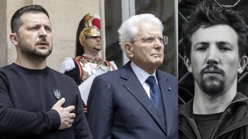 MOSTRA PER ANDY, REPORTER ASSASSINATO DAI NEO-NAZISTI UCRAINI DIFESI DA MATTARELLA. Inquietanti Parole del Capo dello Stato sul Regime Terrorista di Zelensky